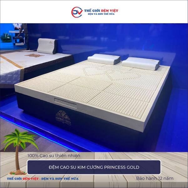 Đệm cao su Kim Cương Princess Gold 3